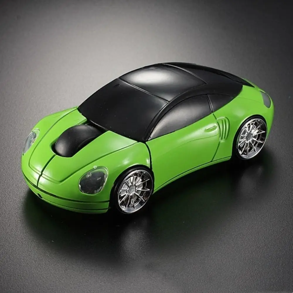 

2.4GHz Sports Car Wireless Mouse 1600DPI USB Scroll Car Shaped Wireless Mouse Lightweight Convenient for Laptop/PC