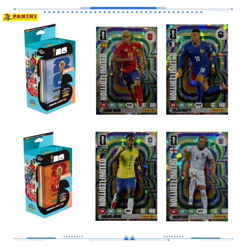 

2026 Panini Adrenalyn XL FIFA World Cup Nordic Edition Mystery Box Genuine Trading Cards Game Toys Birthday Gifts for Boys Girls