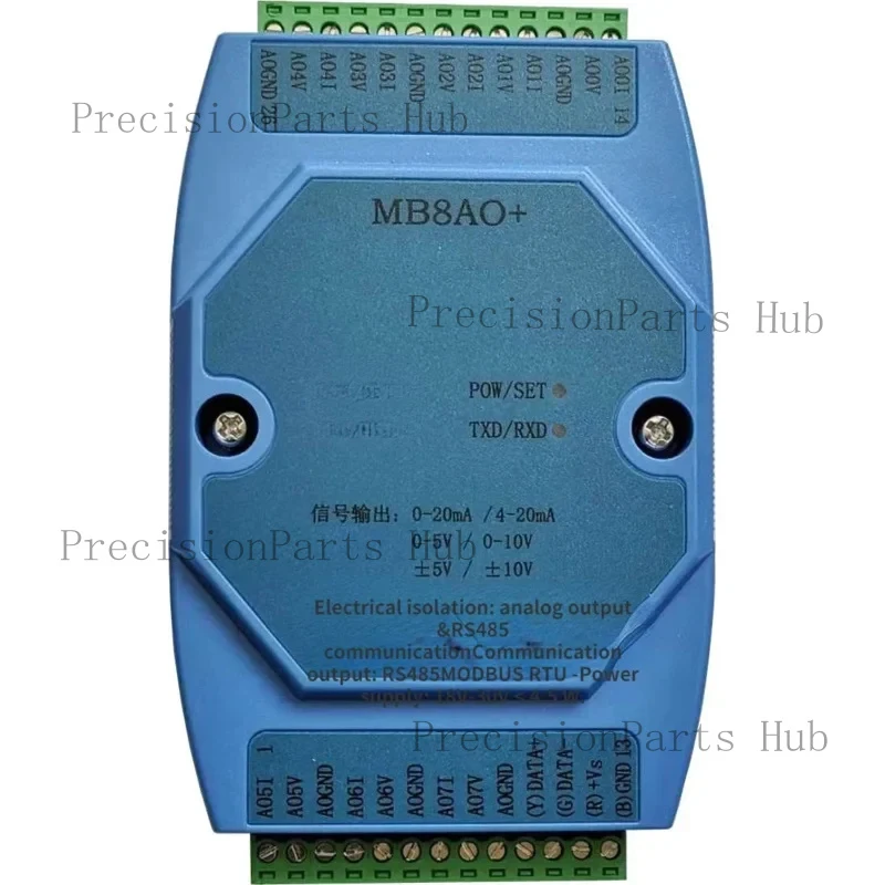 4-20MA/0-5V/0-10V/5V/10V Analog Output Module RS485 MODBUS
