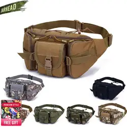 Utility Men Waterproof Nylon Waist Pack Tactical Military Sport Army Bag Hiking Fishing Hunting Camping Travel Waist Fanny Pack