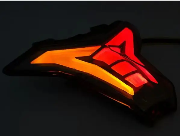 Z1000 400 250 2018 zx10r JPA Motorcycle Light Emitting Brake Light Tail Light  300 Accessories Integrated Turn