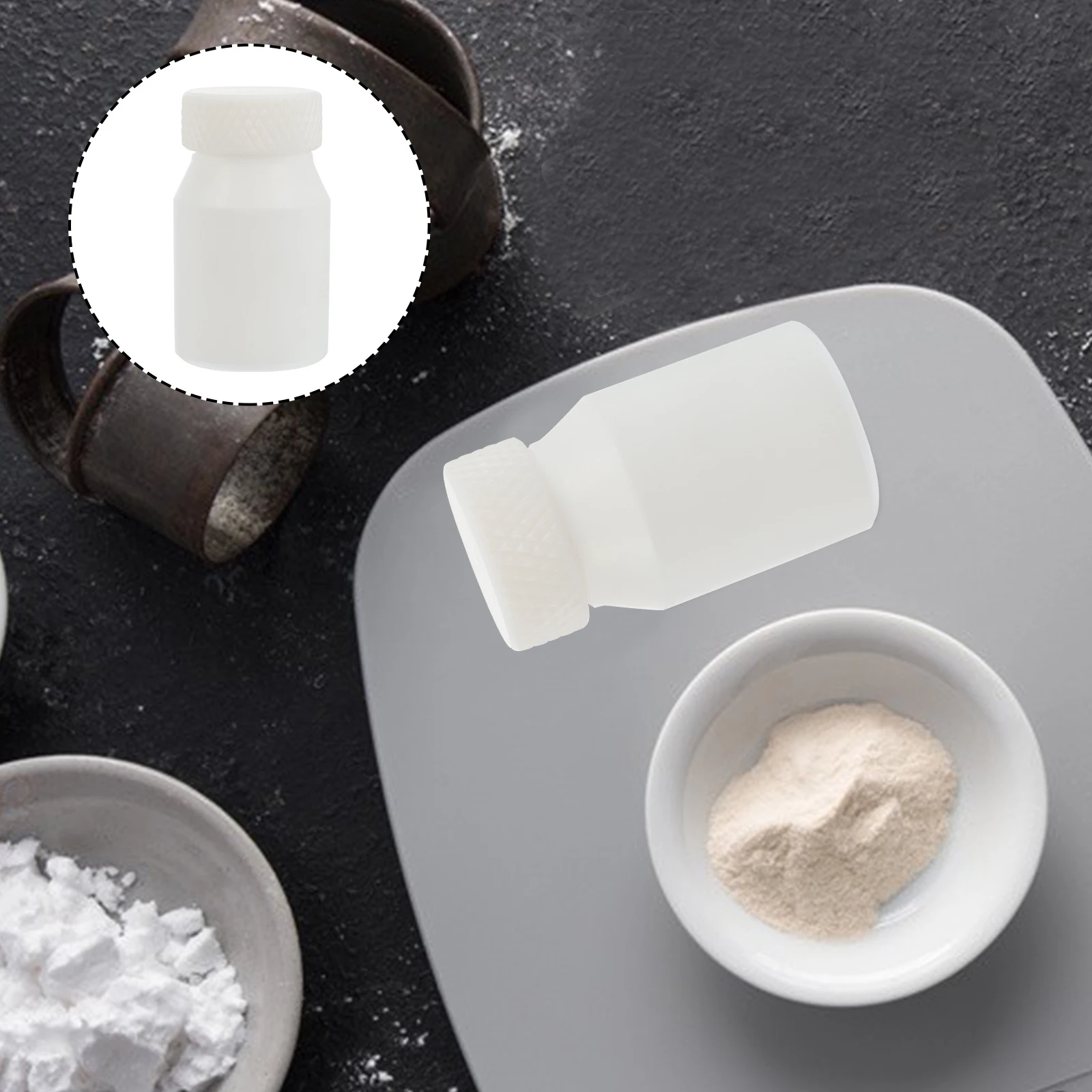 

25Ml Practical Chemical Cylindrical Reagent Bottle Leakproof Sample Container Ptfe Material Wear Resistant Laboratory Medicine