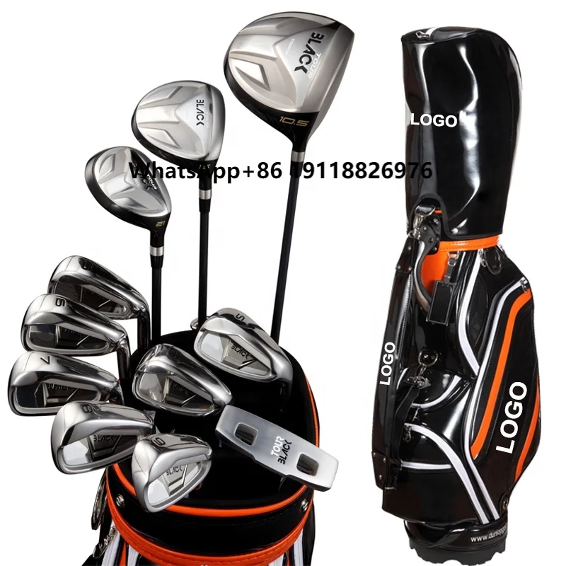 

Factory Direct Tour Black Set Titanium Professional Complete Golf Clubs Set