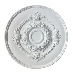 PU Decorative Chandelier Ceiling Rose Lamp Base Rosette Pendant Light Plate Panel Polyurethane Wall Moulding Medallion Paterage
