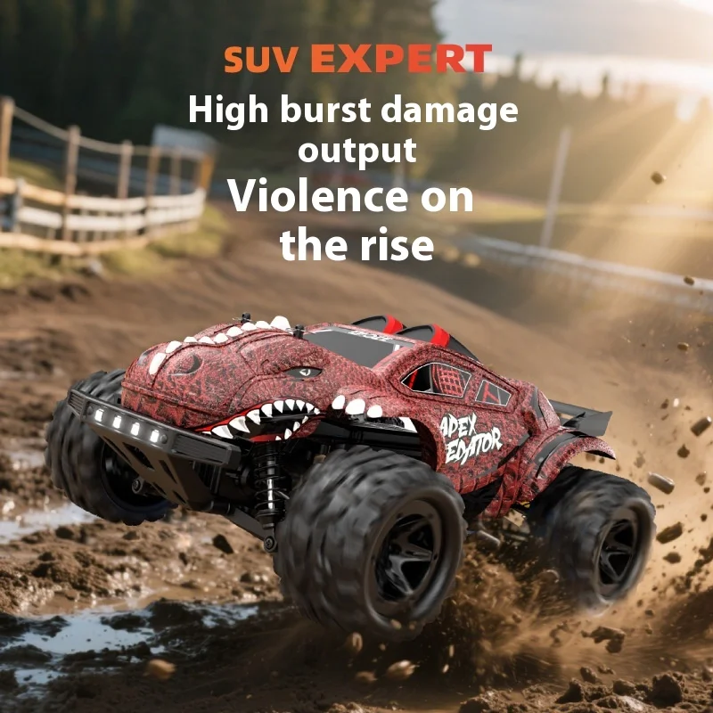 جديد ENOZE RC سيارة 4WD فرش و نحى الكرتون تسلق سيارة 2.4G RC ديناصور شكل على الطرق الوعرة نموذج سيارة لعبة أطفال هدية