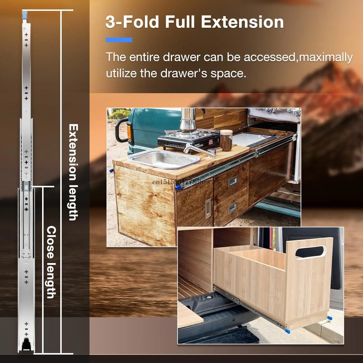 1-pair-260-lbs-heavy-duty-locking-drawer-slides-full-extension-ball-bearing-rail-with-lock-10-40-inch-mount-industrial-tool