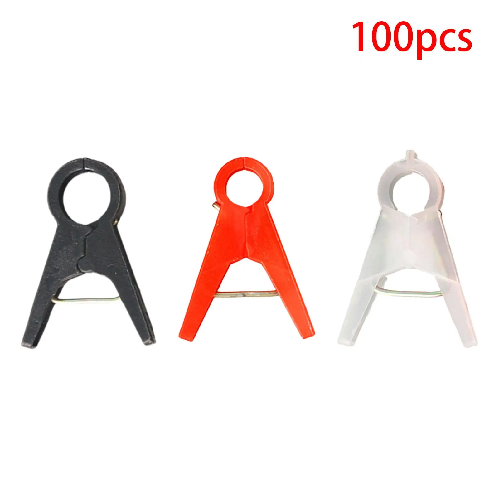 

100 Pieces Garden Plant Support Clips Support Flower Vine Clips,Grow Upright Reusable Tomatoes Vine Clips for Climbing Plants