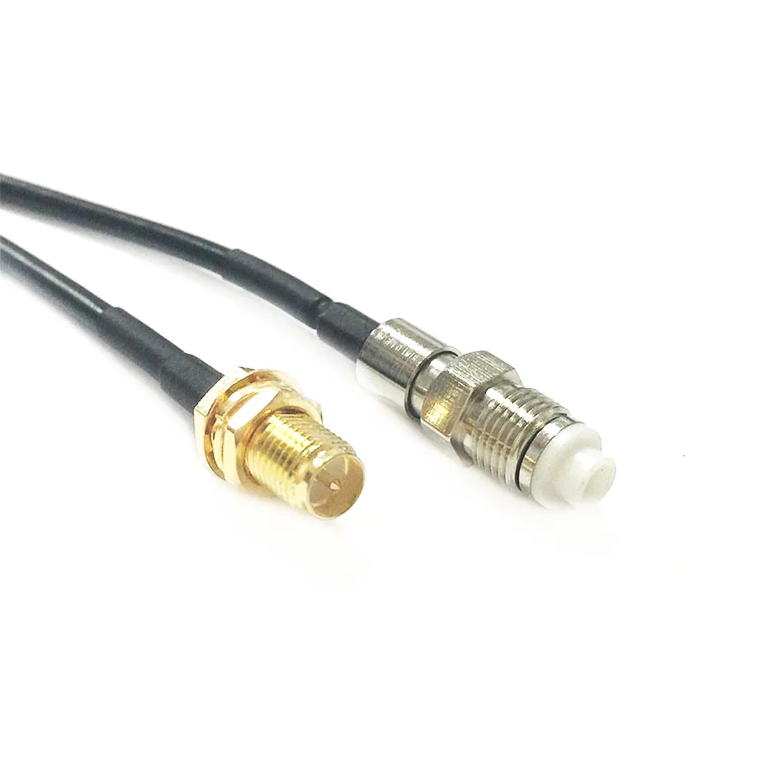 Modem Coaxial Cable RP-SMA Female Jack Nut Switch FME Female Jack Connector RG174 Cable New Pigtail 20CM 8in Adapter