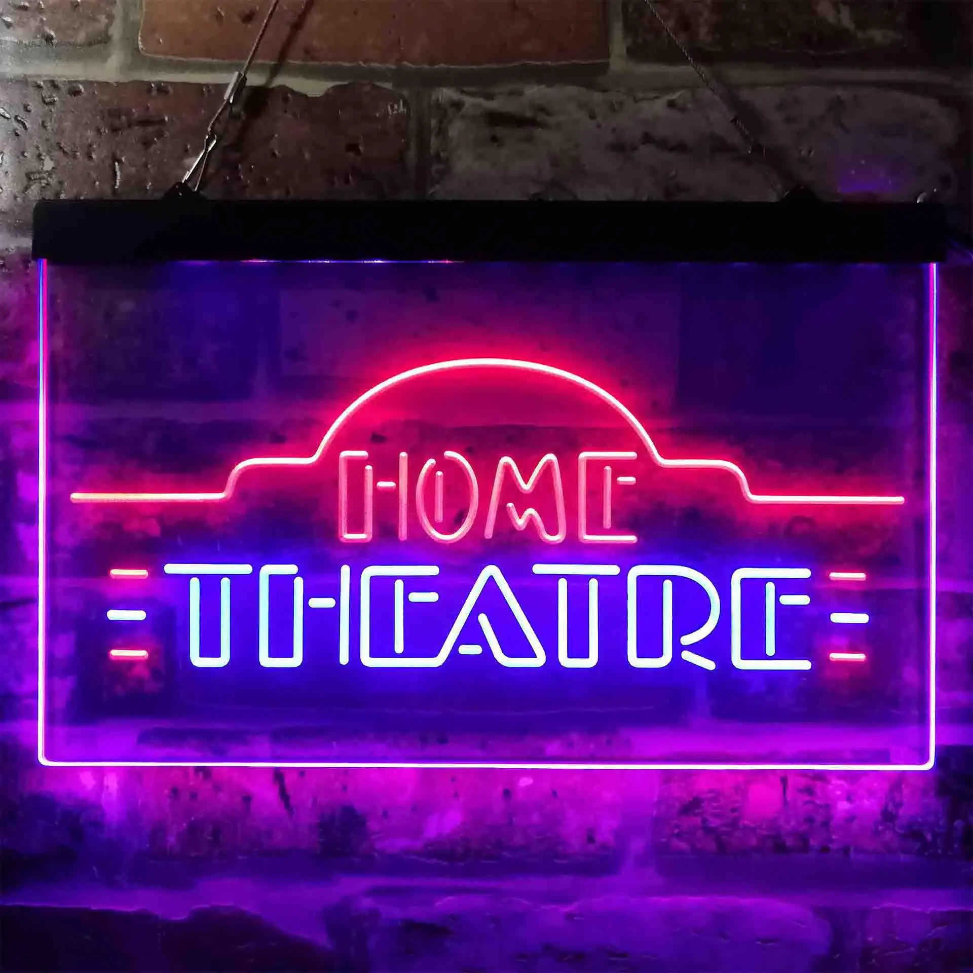 

Home Theatre Cinema Watch Film TV Dual Color Led Neon Sign st6-i3863