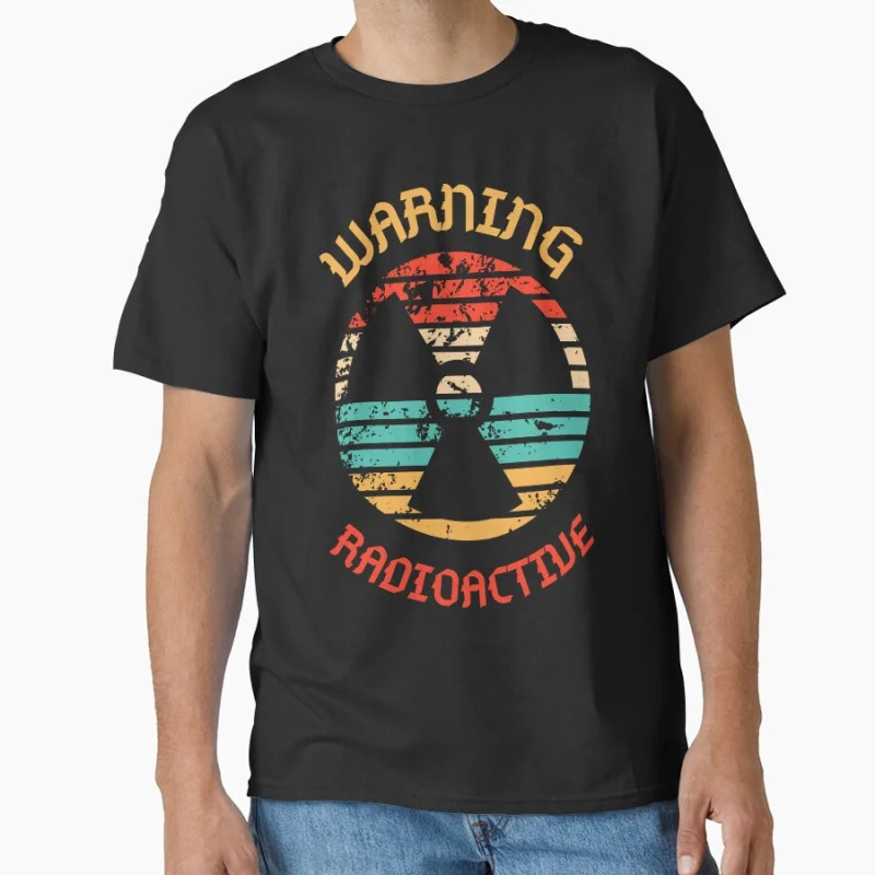 

Warning! Rarioactive! Chernobyl Disaster Nuclear Atom Explosion 3.6 Roentgen T-shirt Large size Adult Tops S-6xl