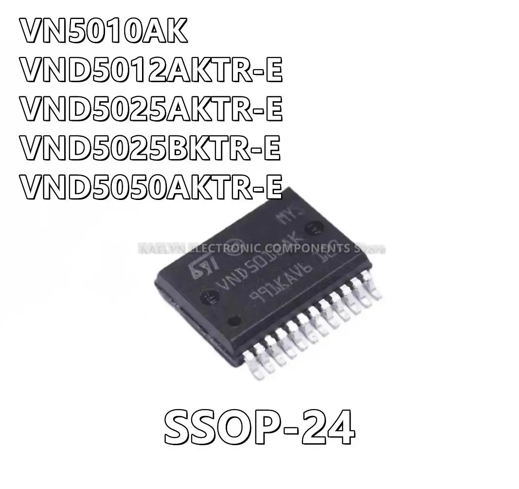 

5 шт./лот VN5010AK-E VN5010AK VND5012AKTR-E VND5012AK VND5025AKTR-E VND5025AK VND5025BKTR-E VND5025BK VND5050AKTR-E VND5050AK