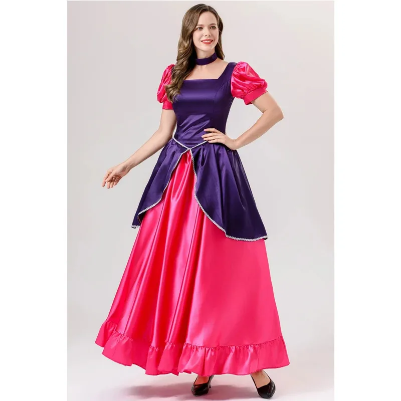 كرنفال الهالوين الأميرة أورورا للمرأة زي النوم الوردي الجمال Spooktacular تأثيري فستان حفلة تنكرية