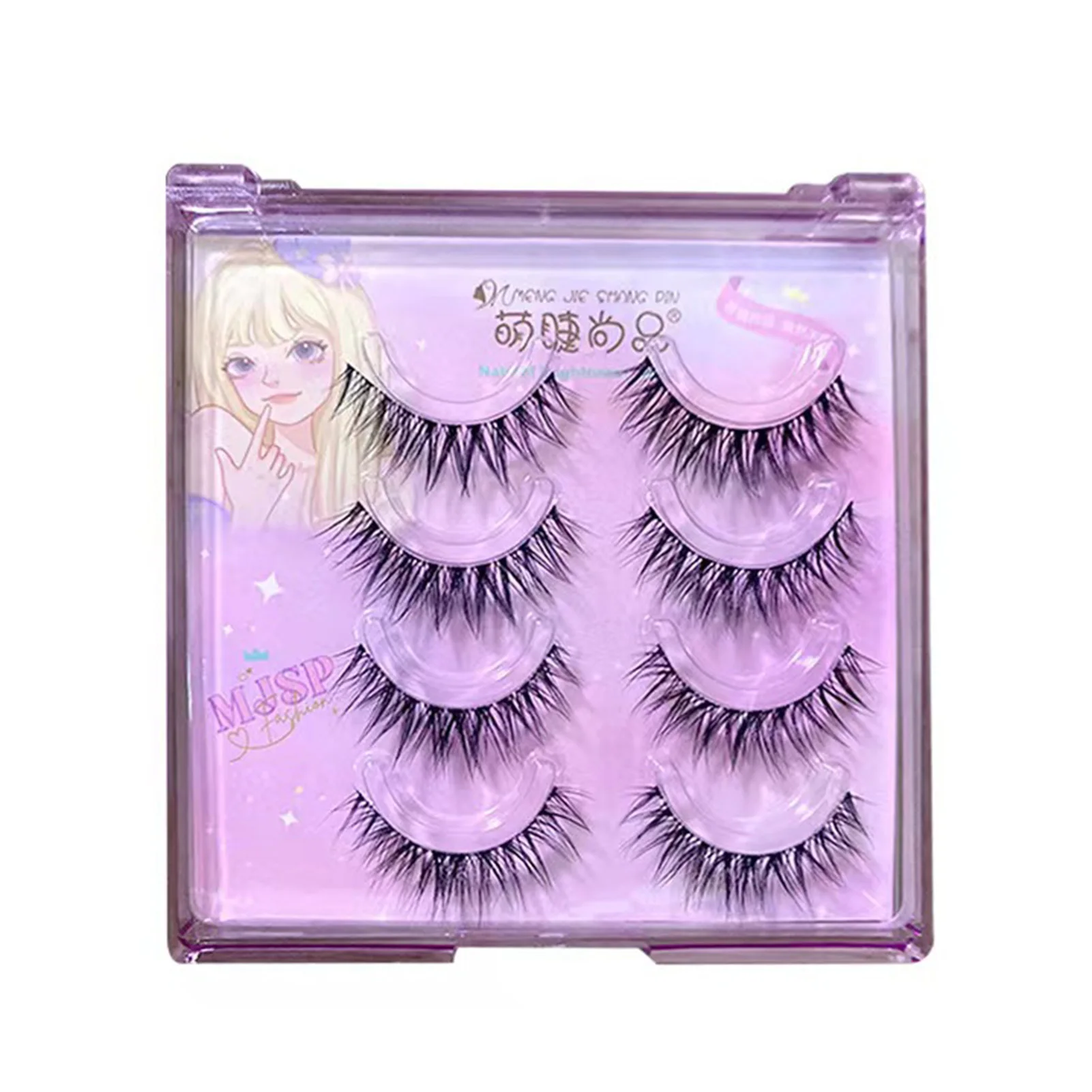 3D Faux Mink False Eyelashes full strips Soft Natural European Style Fluffy thick Eyelash Extensions For Women daily makeup