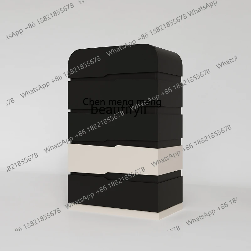 

Minimalist Solid Wood Chest of Drawers Living Room Wall Clothes Closet Chest of Drawer Storage Cabinet Designer Model High Sense