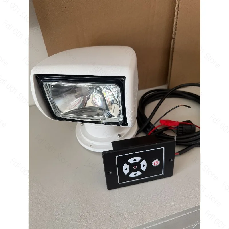 360 Degree Remote Control Search Marine Searchlight 100W 24v Spot Headlight Searching Light for Yacht TRUCK Fishing Boats