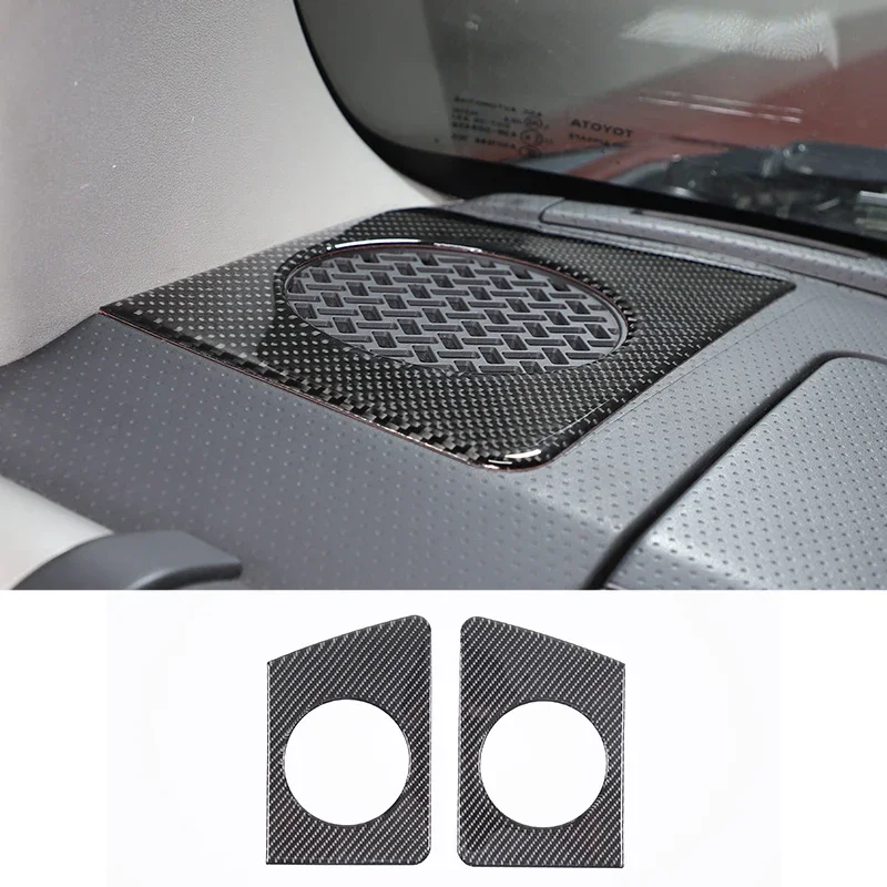 

Fit for Toyota FJ Cruiser 2007-2021 Soft Carbon Fiber Dashboard Horn Panel Decoration Cover Trim Car Styling Accessories