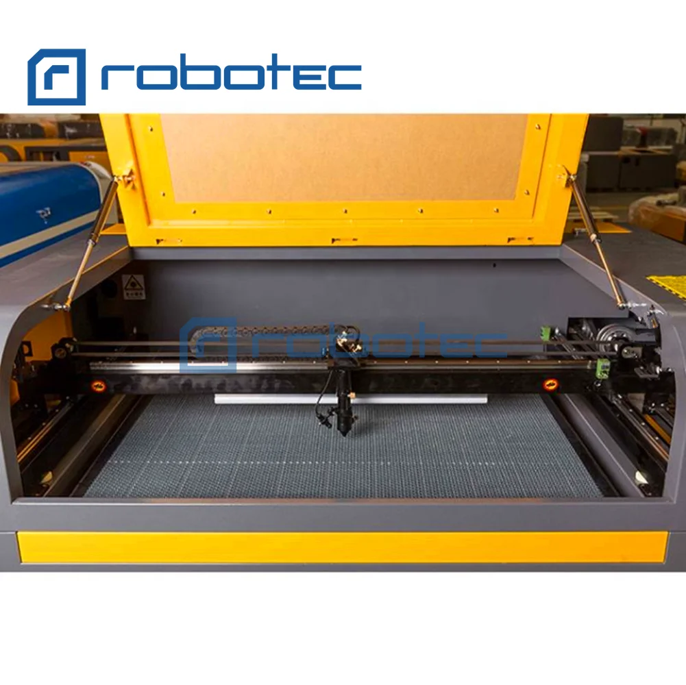 

1390 80W 100W 130W 150W 1610 Co2 Laser Cutting Machine with Camera Control Plastic Buttons Laser Engraving Machine