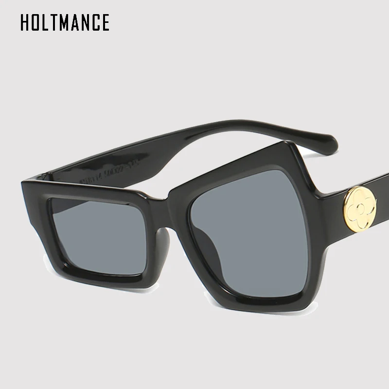 

Fashion Hip Hop Funny Glasses with Raised Eyebrows on One Side Irregular Personality Sun Glasses Summer UV400 Sunglass for Men