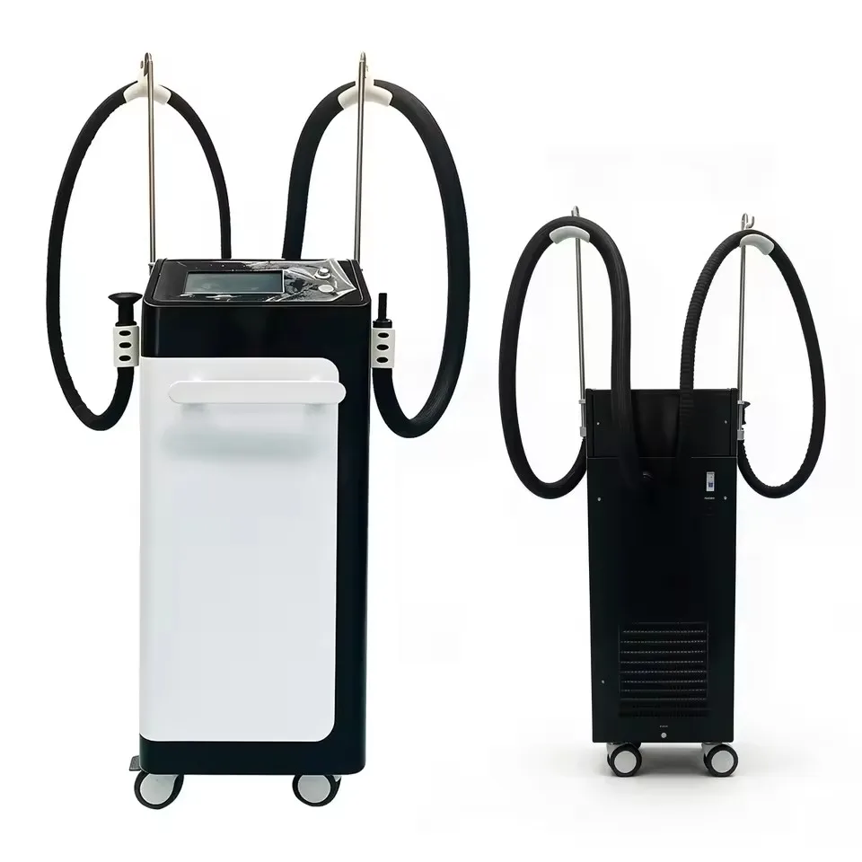 2 in 1 Cold Air Blower Smoke Evacuator Machine Professional -30 Degree Skin Cooling System for Treatment Pain Relief