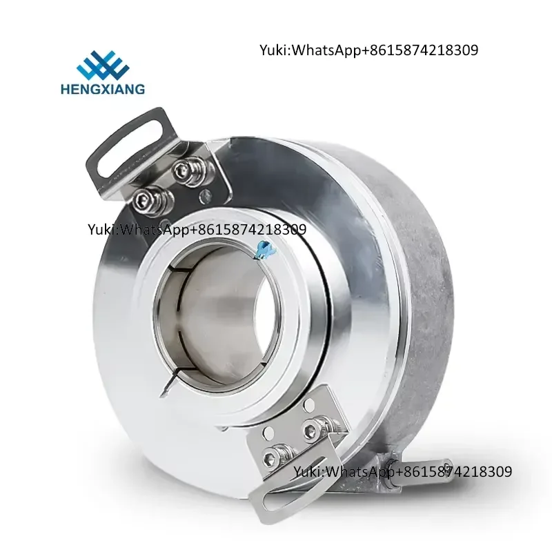 HENGXIANG K76 Optical Hollow Shaft Rotary Encoder TTL/HTL DC5V Voltage Output 1024ppr Inner Hole 25mm IP50 Incremental Type