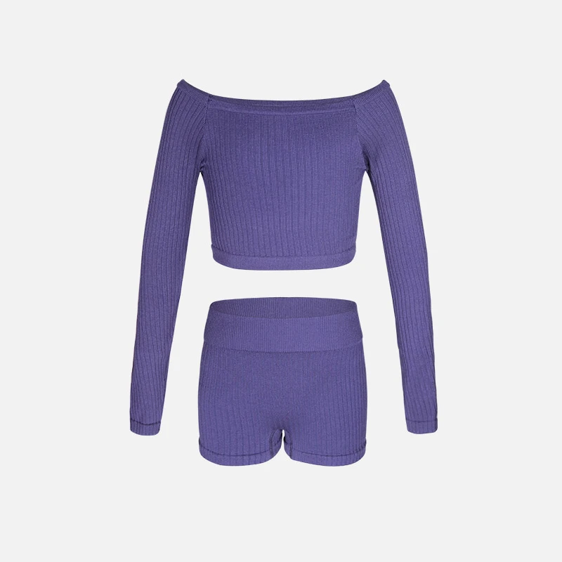 Pull-Over en tricot à manches longues pour fille, haut, short, butin, danse de Ballet, gymnastique, vêtements chauds pour les jambes, collection hiver