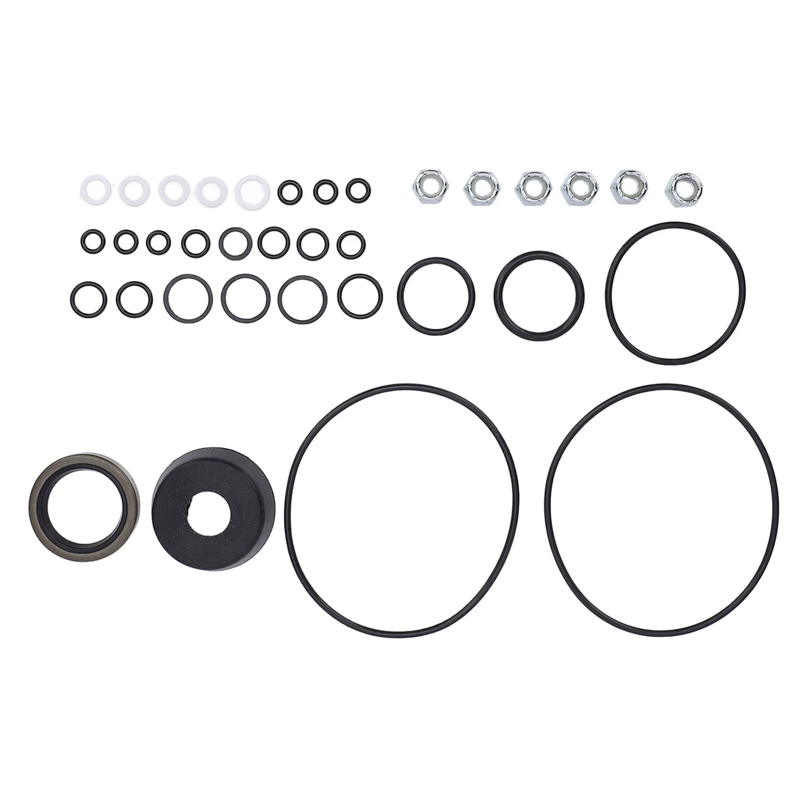 Kit completo de 35 piezas de sellos para quitanieves 1306150 de caucho resistente a la abrasión para bombas de quitanieves Meyer E-46, E-47, E-57, E-58H 411412