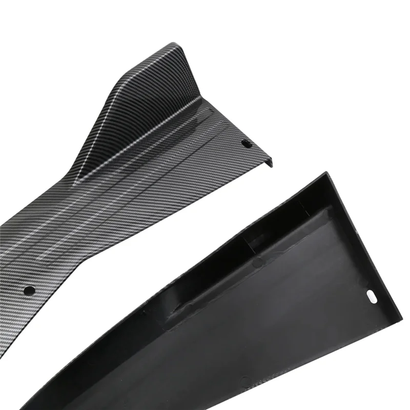 AASS-48Cm protetor de para-choque traseiro canards divisor saia lateral guarda corpo kits capa adesivo acessórios de ajuste de carro
