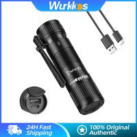Wurkkos H1A Flashlight Charger IP68 Waterproof Portable Power Bank with Clip Power Indicator for Outdoor Emergency (Not a Torch)