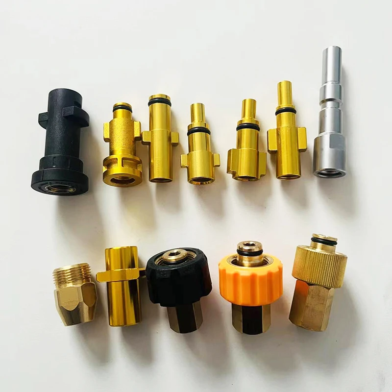 High Pressure Water Gun Connector foam spray can connector Foam Lance Metal Nozzle Adapter Accessories for Karcher Bosch Nilfisk