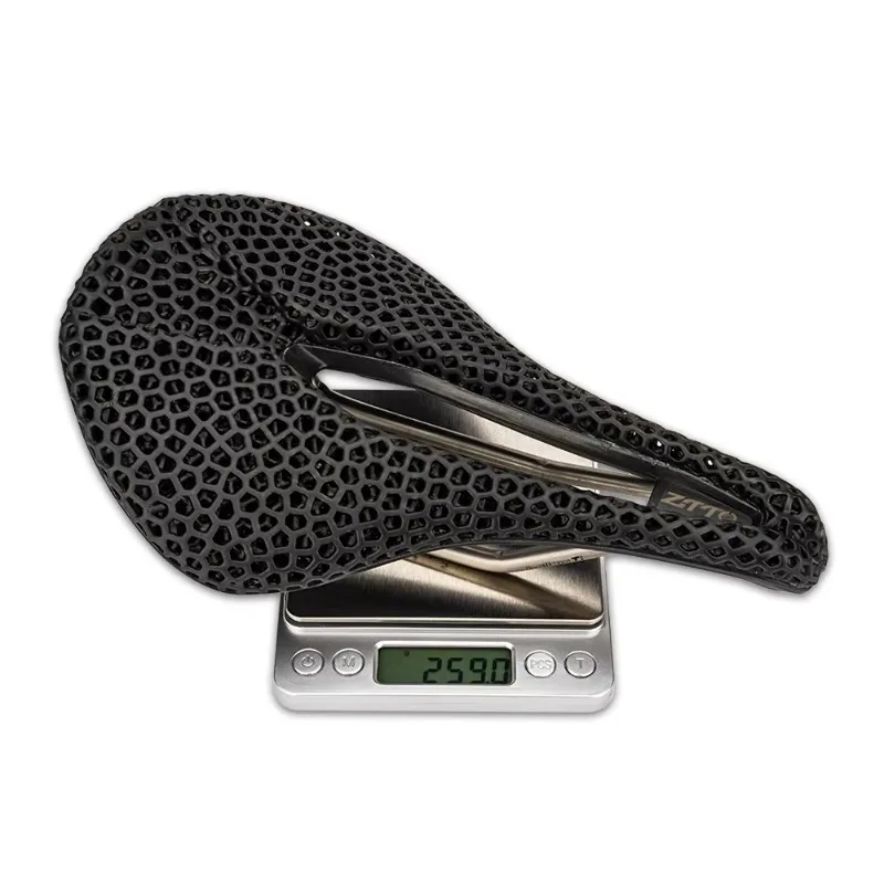 Bicycle 3D Printed Saddle Titanium Carbon Track, Material Comfortable Road Bike