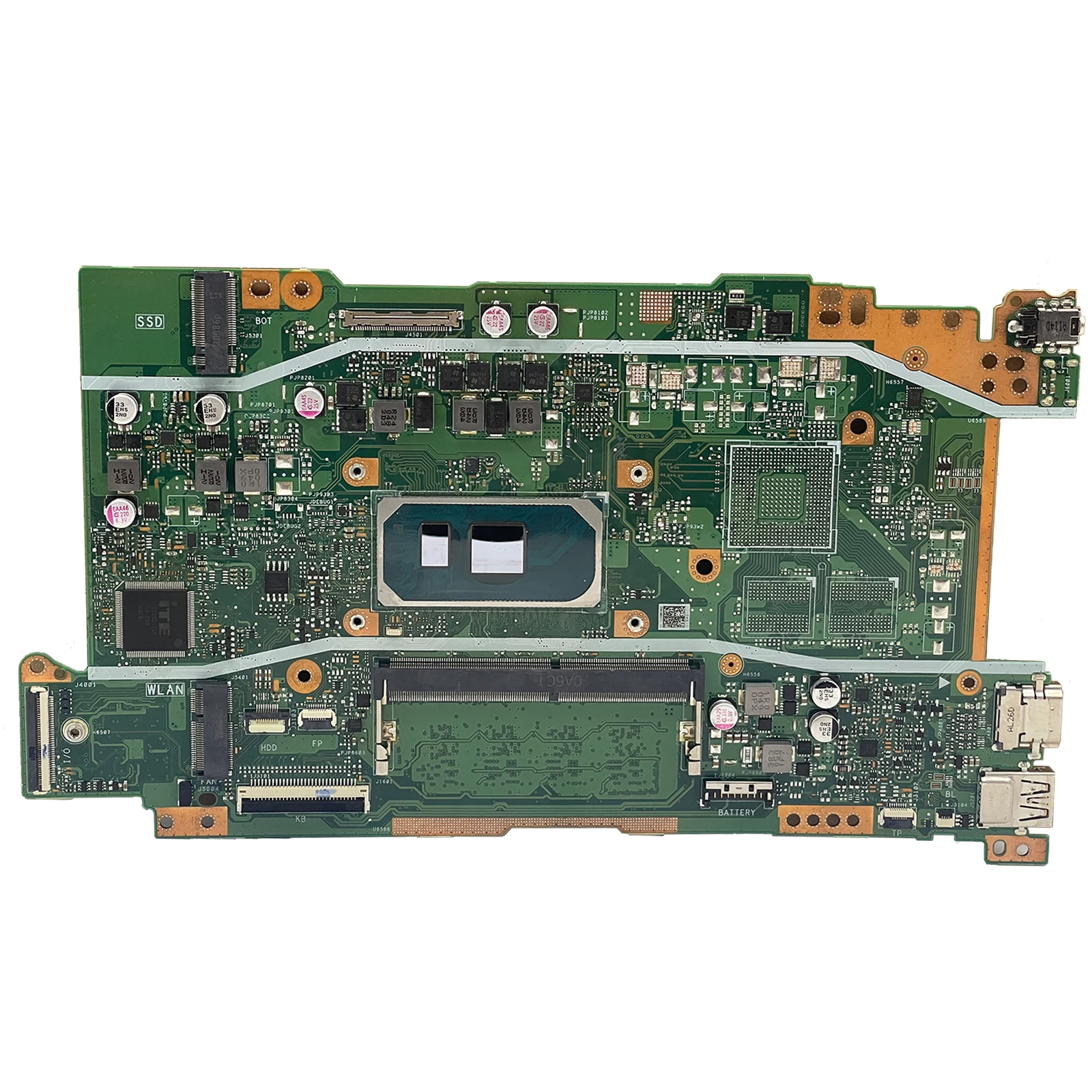 X415JA Материнская плата X515JA R565J P1511CJA V5200JA X515JP X515JF X515JAB Материнская плата ноутбука Процессор I5 10-го поколения 0G 4G 8G RAM