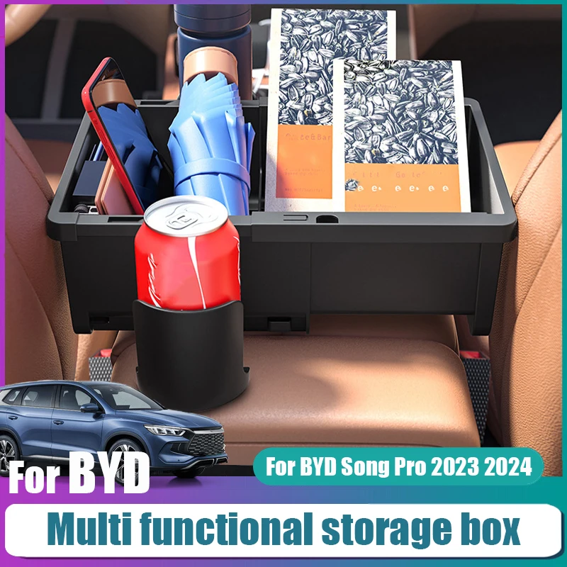 

For BYD Song Pro 2023 2024 2025 Multi functional storage box Central control armrest box storage box Classification storage box