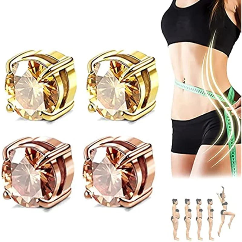 

Metiz Lymphvity Magnetherapy Earrings, Kyana Lympha Circurl Magnetic Ear Non Piercing Acupressure Magnetic Lymph Earrings