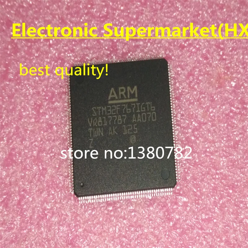 

Free Shipping 5pcs/lots STM32F767IGT6 STM32F767 LQFP-176 New original IC In stock!