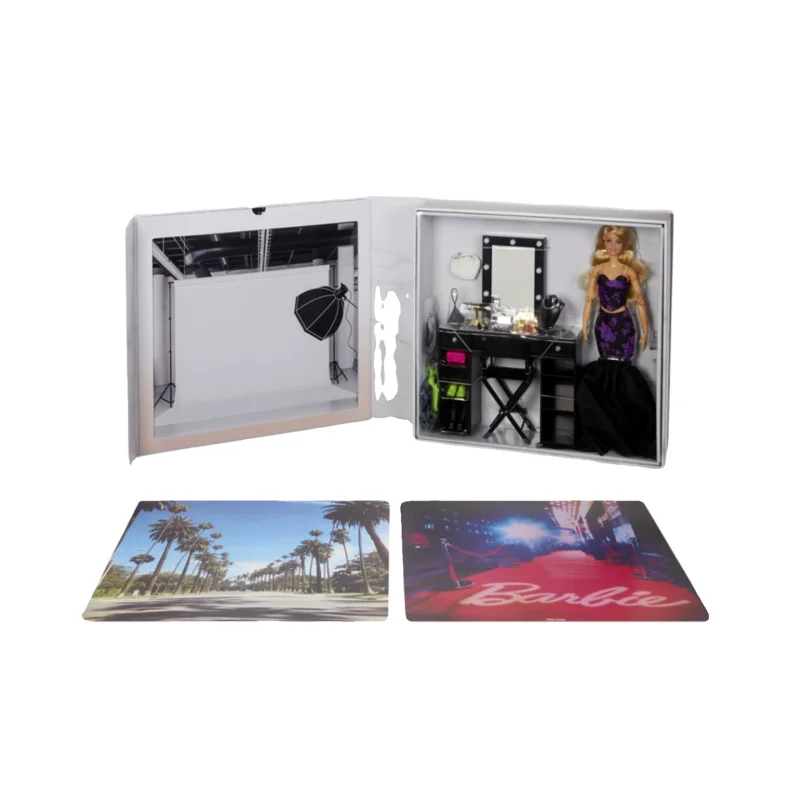 

Barbie Doll Fashion Collection Design Set Authentic Princess Playhouse Toy Gift for Collectors HBX98