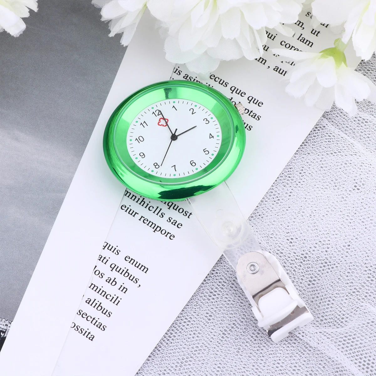 

for Nurses Doctors Durable Material Clear Numbers Nurse Hanging Watch Accurate Time Keeping Nurse Hanging Badge