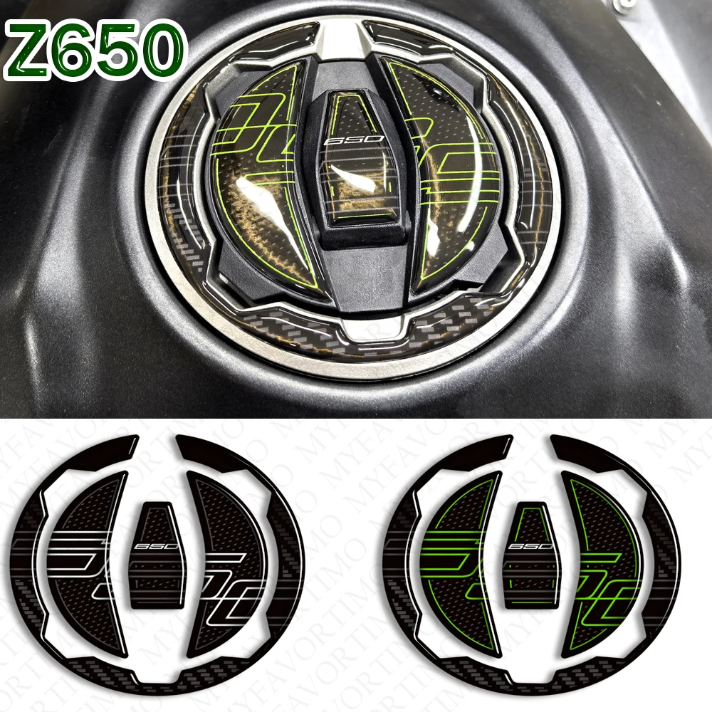 

Motorcycle For kawasaki Ninja Z 650 Z650 Tank Pad Side Grips Gas Fuel Oil Kit Knee Fairing Fender 3D Stickers Decals 2020 - 2025