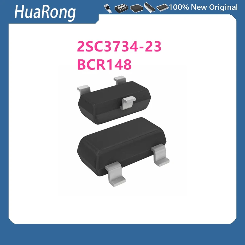 20Pcs/Lot 2SC3734-23 B23 BCR148 E6327  SOT-23