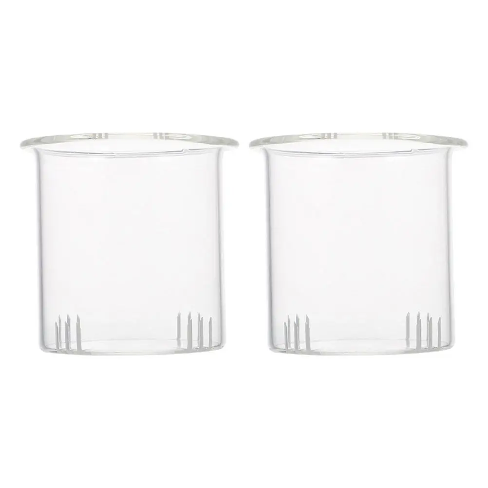 2Pcs Glass Teapot Infuser Insert for 600Ml Kettle Removable Tea Strainer Precision Filtration Brew Temperature Retention