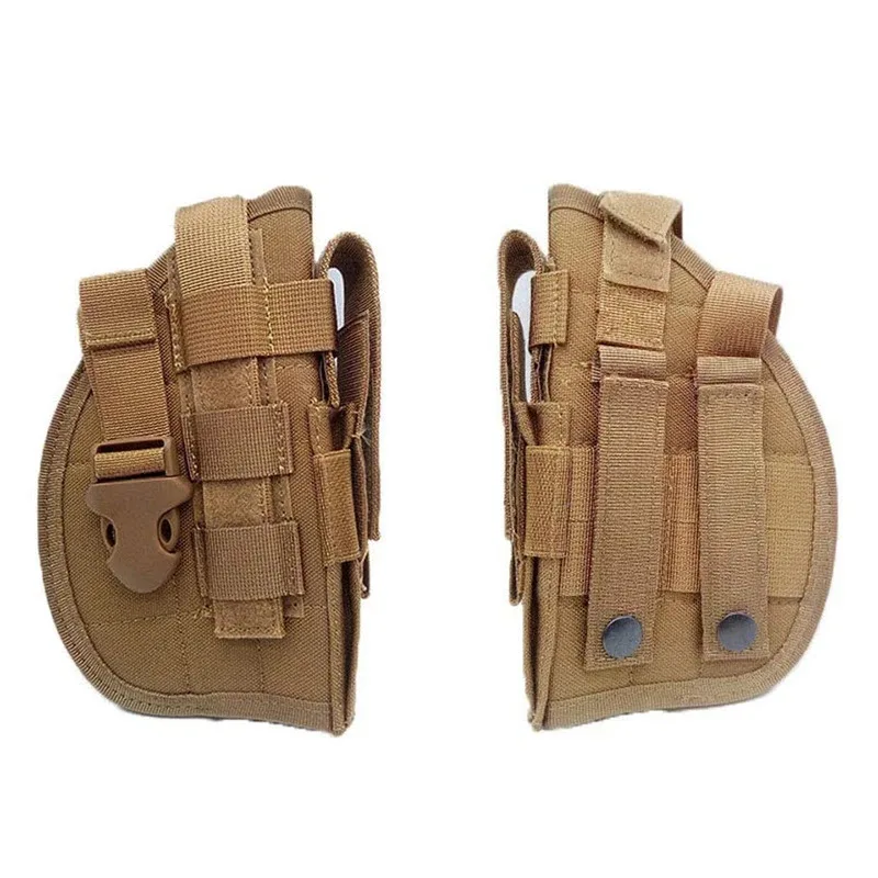 Nylonowa kabura taktyczna na broń pas biodrowy uniwersalna prawa kabura pistoletowa Molle do strzelania z polowania Airsoft