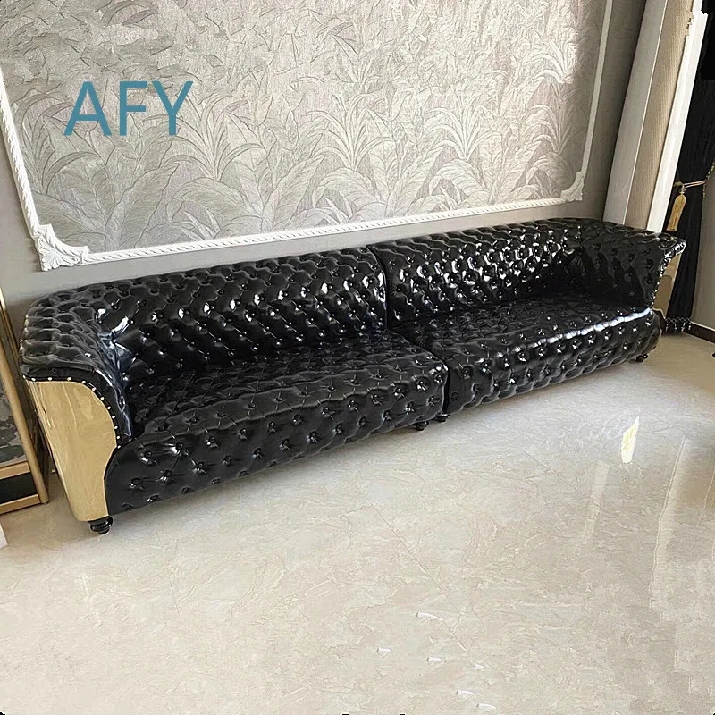 Aluminum Sofa for Villa Living Room for Club Hotel Lobby Modern Minimalist Outdoor Indoor Lounge Seating Furniture