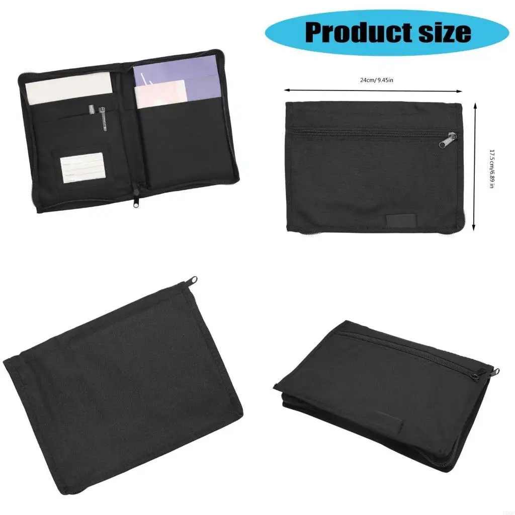 Multiple Compartment Vehicle Document Folder Waterproof for Easy Organization New