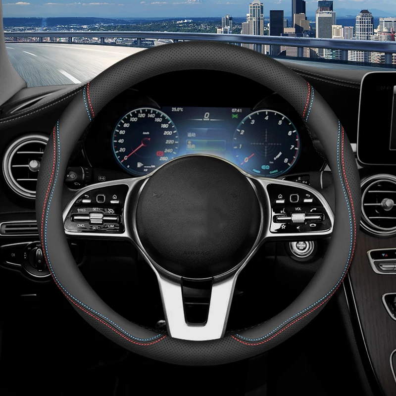 ل GLB X247 2020-2024 الملحقات الداخلية غطاء عجلة قيادة السيارة القيادة الدفة واقية