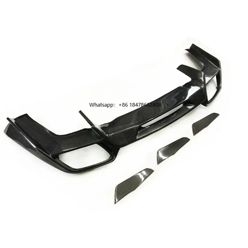 

R Style Carbon Fiber Rear Bumper Diffuser for C190 GT GTS GTR 2014UP