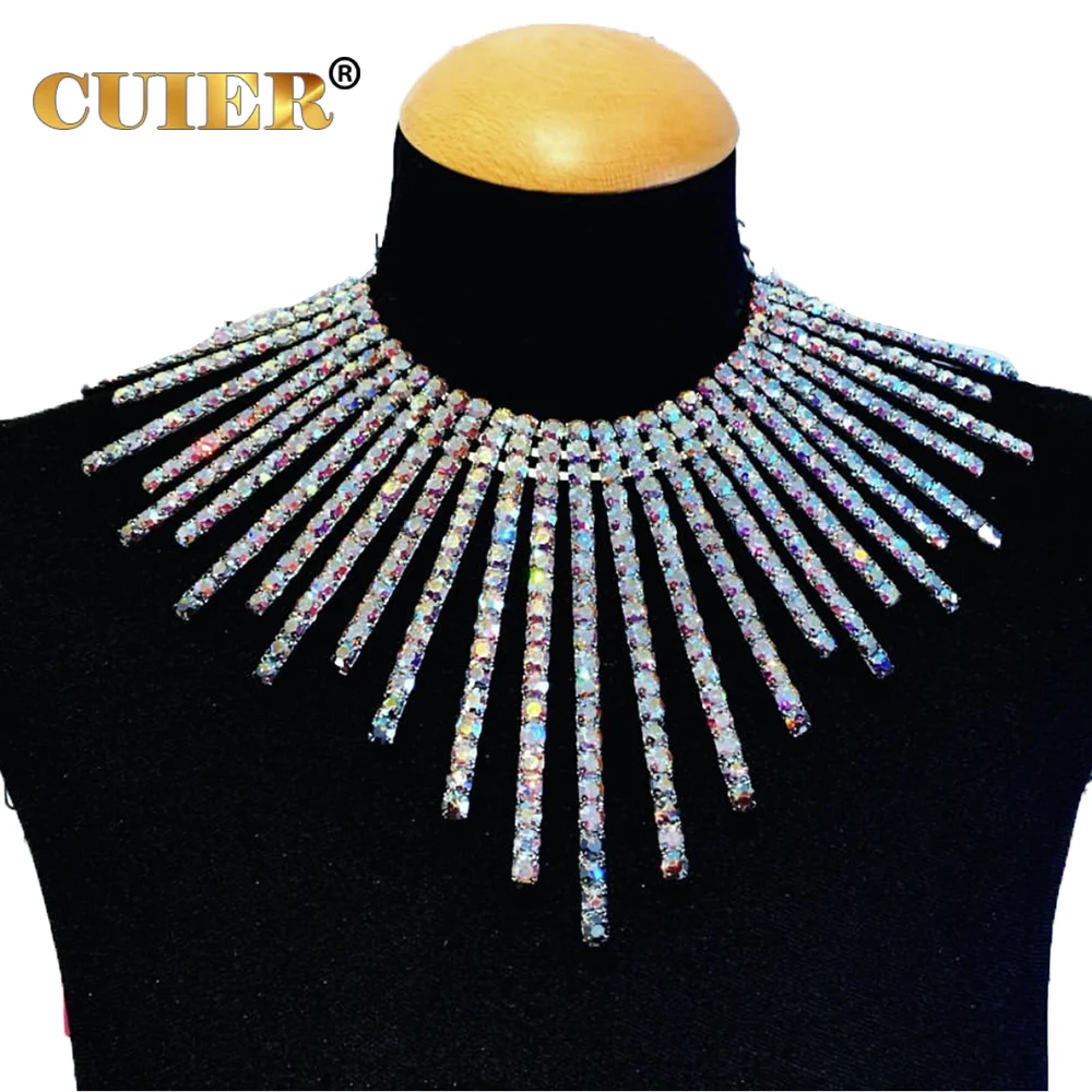 CUIER Special Tassel Necklace Earring  Jewelry Set for Women Men's Accessories Drag Queen