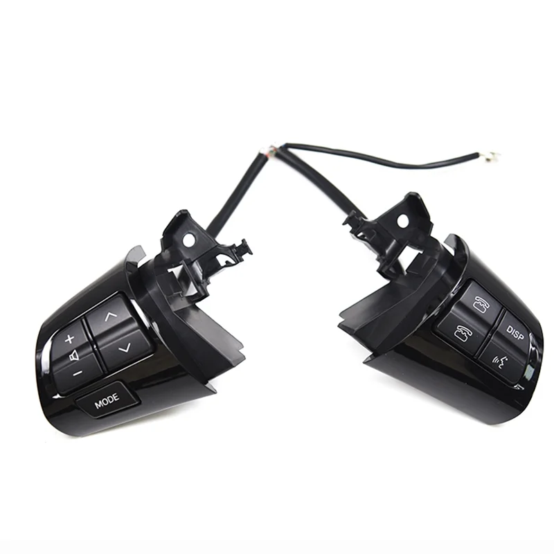 

QB-Кнопка управления звуком на руле, круиз-переключатель, запасные части для Toyota Corolla/Wish/Altis 2010-2013, ярко-черный