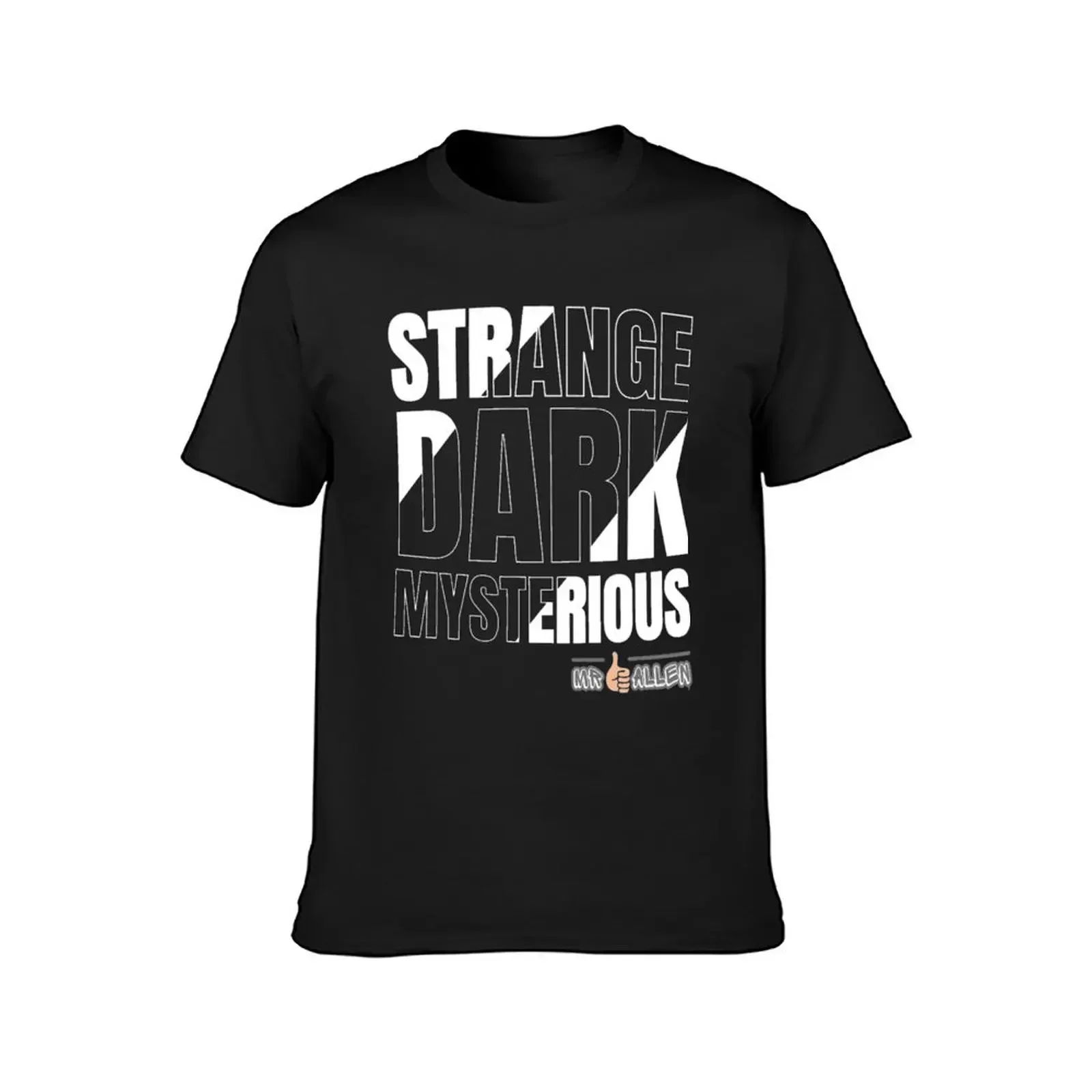 Mr ballen Mrballen merch strange dark mysterious T-Shirt plus size tops summer top cute clothes slim fit t shirts for men