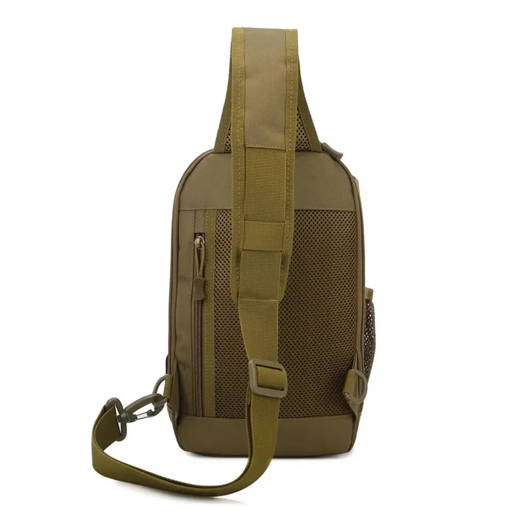 Tactical Shoulder Bag Molle Shoulder Backpacks Sling Daypack Backpack with USB Charging Port Chest Fishing Camping Fanny Pack image 3