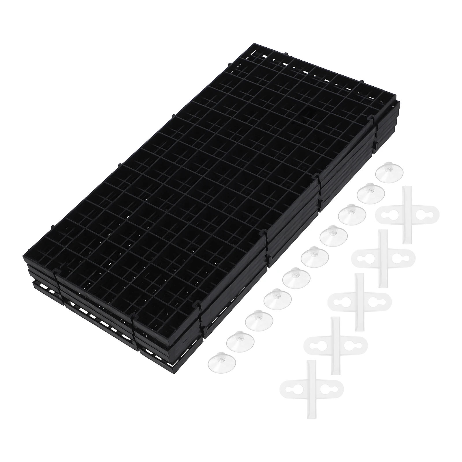 

Fish Divider for Aquarium Tank Partition Set Bottom Grid Support Baby Separators