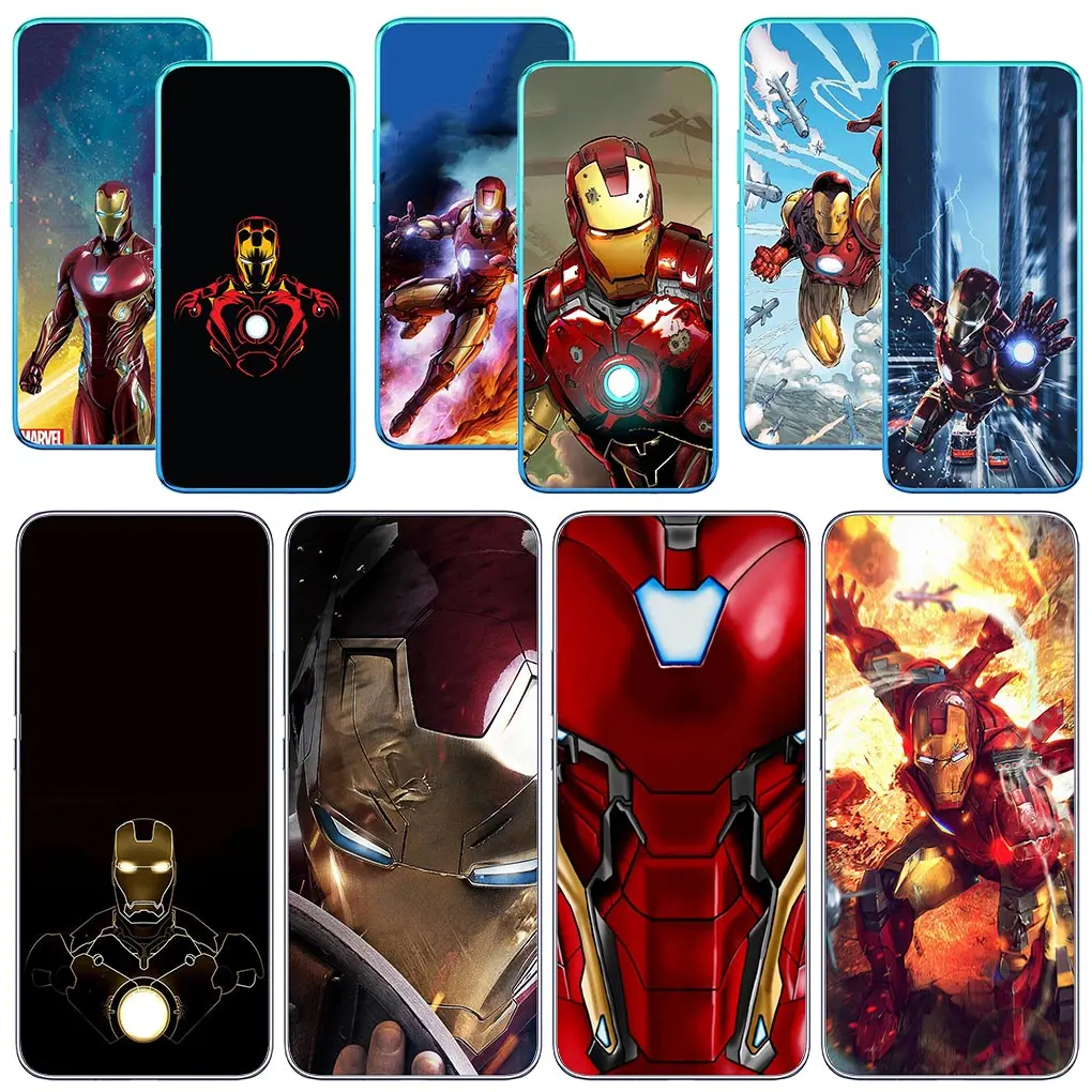 Чехол для телефона Marvel Hero Iron Man Ironman для Motorola Moto G04 G71 G73 G32 G34 E7 G6 G7 G8 G9 G24 Power One Fusion Plus